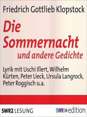 cover image of Die Sommernacht